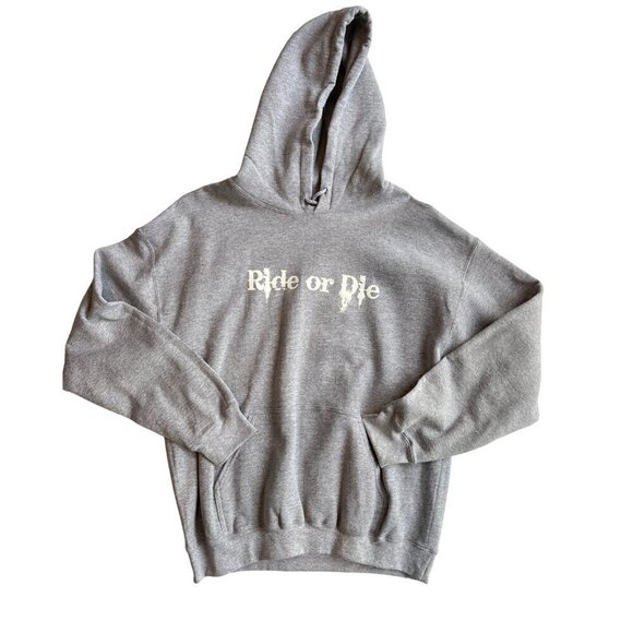 Gildan Tops - NEW Ride or Die Hooded Sweatshirt, Large